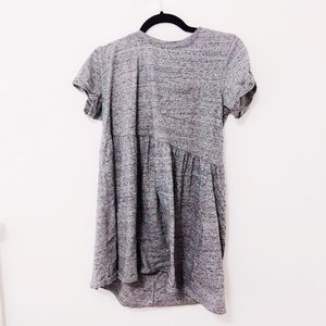 🌸 forever 21 grey t-shirt pocket dress